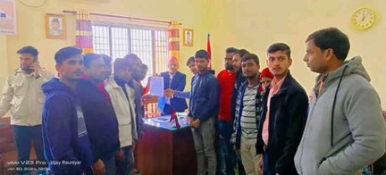 हिन्दुलाई गाली गर्ने समुहलाई कारवाहीको मांग गर्दै ज्ञापन पत्र